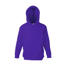 Gyerek Pulóver Kapucnis Hosszú ujjú Fruit of the Loom Classic Hooded Sweat Kids   Király kék