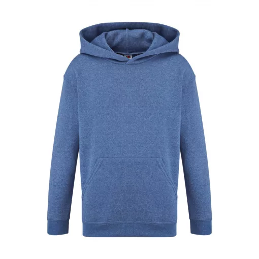 Gyerek kapucnis hosszú ujjú pulóver Fruit of the Loom Kids' Classic Hooded Sweat 116 (5-6), Ret