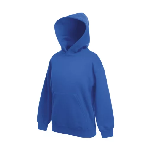 Gyerek Pulóver Kapucnis Hosszú ujjú Fruit of the Loom Classic Hooded Sweat Kids   Azur kék   ur
