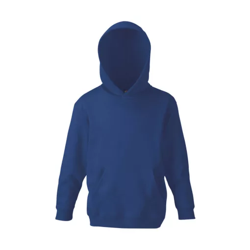 Gyerek Pulóver Kapucnis Hosszú ujjú Fruit of the Loom Classic Hooded Sweat Kids   Azur kék   ur