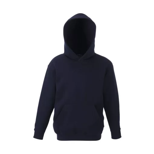 Gyerek Pulóver Kapucnis Hosszú ujjú Fruit of the Loom Classic Hooded Sweat Kids   Azur kék   ur