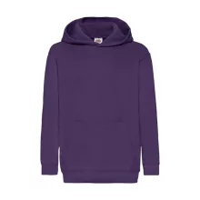 Gyerek Pulóver Kapucnis Hosszú ujjú Fruit of the Loom Classic Hooded Sweat Kids   Lila   urespo
