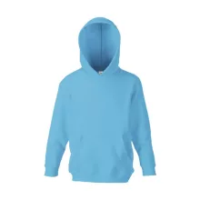 Gyerek Pulóver Kapucnis Hosszú ujjú Fruit of the Loom Classic Hooded Sweat Kids   Piros   uresp