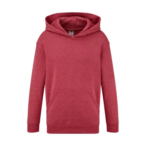 Gyerek kapucnis hosszú ujjú pulóver Fruit of the Loom Kids' Classic Hooded Sweat 164 (14-15), V
