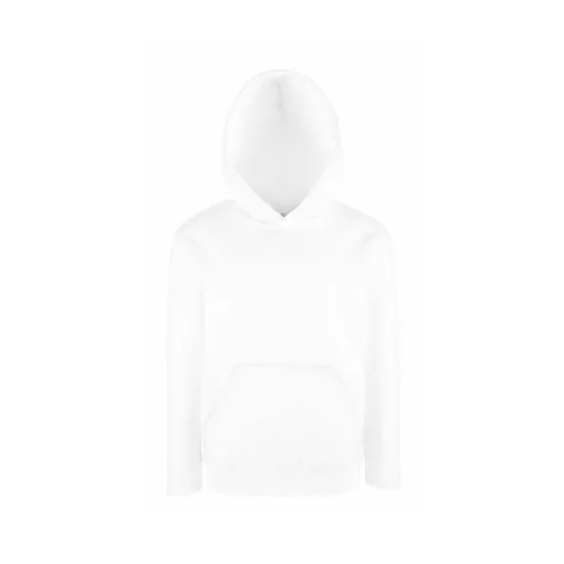 Gyerek Pulóver Kapucnis Hosszú ujjú Fruit of the Loom Classic Hooded Sweat Kids   Világos rózsa