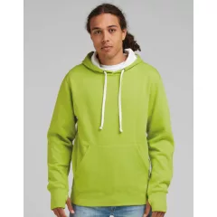 Férfi kapucnis hosszú ujjú pulóver SG Men's Contrast Hoodie 5XL, Szürke/Fekete