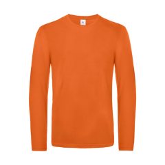 Férfi hosszú ujjú póló B&C #E190 LSL -XL, Városi narancssárga