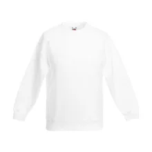 Gyerek Pulóver  Hosszú ujjú Fruit of the Loom Classic Set-In Sweat Kids   Fehér   urespolo.hu