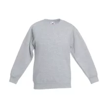 Gyerek Pulóver  Hosszú ujjú Fruit of the Loom Classic Set-In Sweat Kids   Fehér   urespolo.hu