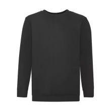 Gyerek Pulóver  Hosszú ujjú Fruit of the Loom Classic Set-In Sweat Kids   Fekete   urespolo.hu