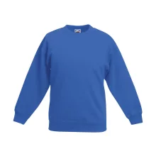 Gyerek Pulóver  Hosszú ujjú Fruit of the Loom Classic Set-In Sweat Kids   Sötétkék (navy)   ure