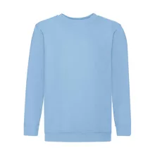 Gyerek Pulóver  Hosszú ujjú Fruit of the Loom Classic Set-In Sweat Kids   Ég kék   urespolo.hu
