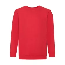 Gyerek Pulóver  Hosszú ujjú Fruit of the Loom Classic Set-In Sweat Kids   Piros   urespolo.hu
