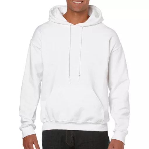 Uniszex Pulóver Kapucnis Hosszú ujjú Gildan Heavy Blend Hooded Sweat   Fehér   urespolo.hu