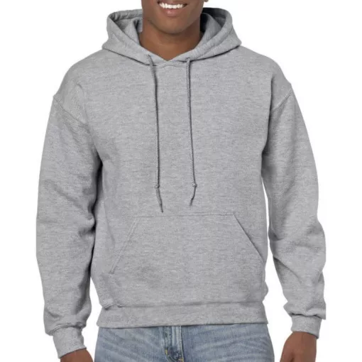 Uniszex Pulóver Kapucnis Hosszú ujjú Gildan Heavy Blend Hooded Sweat   Sportszürke   urespolo.
