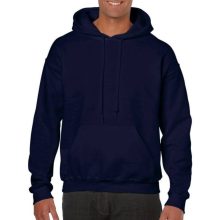 Uniszex Pulóver Kapucnis Hosszú ujjú Gildan Heavy Blend Hooded Sweat   Sötét heather szürke