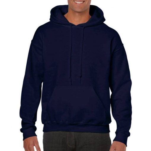 Uniszex Pulóver Kapucnis Hosszú ujjú Gildan Heavy Blend Hooded Sweat   Sötét heather szürke