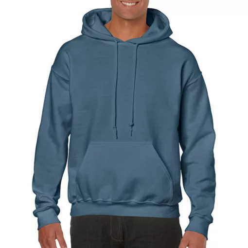 Uniszex Pulóver Kapucnis Hosszú ujjú Gildan Heavy Blend Hooded Sweat   Indigókék   urespolo.hu