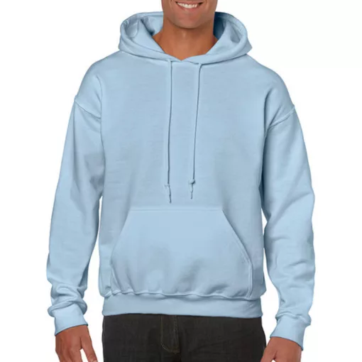 Uniszex Pulóver Kapucnis Hosszú ujjú Gildan Heavy Blend Hooded Sweat   Világos kék   urespolo.