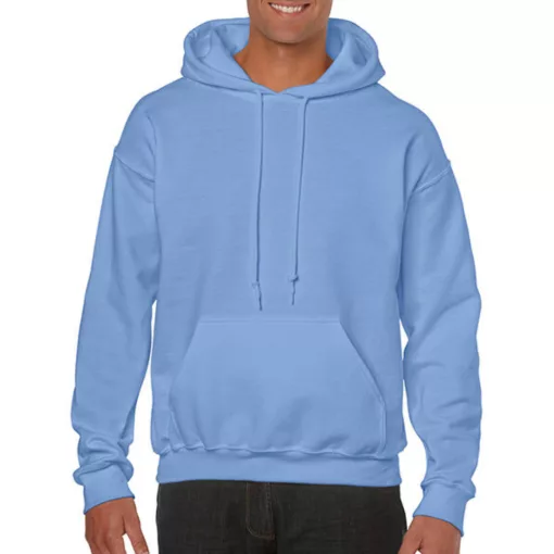 Uniszex Pulóver Kapucnis Hosszú ujjú Gildan Heavy Blend Hooded Sweat   Karolina kék   urespolo