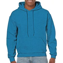 Uniszex Pulóver Kapucnis Hosszú ujjú Gildan Heavy Blend Hooded Sweat   Antik zafírkék   urespo