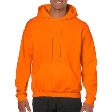 Uniszex Pulóver Kapucnis Hosszú ujjú Gildan Heavy Blend Hooded Sweat   Safety narancssárga   u