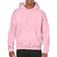 Uniszex Pulóver Kapucnis Hosszú ujjú Gildan Heavy Blend Hooded Sweat   Világos rózsaszín (pink