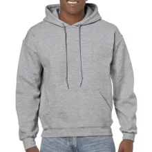 Uniszex Pulóver Kapucnis Hosszú ujjú Gildan Heavy Blend Hooded Sweat   Heliconia (sötét rózsas