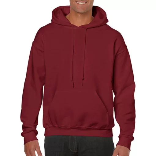 Uniszex Pulóver Kapucnis Hosszú ujjú Gildan Heavy Blend Hooded Sweat   Garnet   urespolo.hu