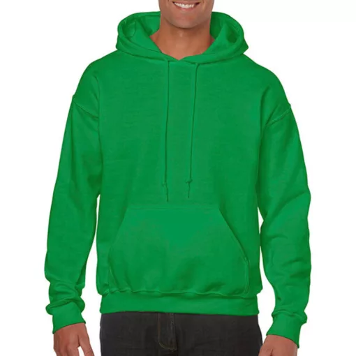Uniszex Pulóver Kapucnis Hosszú ujjú Gildan Heavy Blend Hooded Sweat   Ír zöld   urespolo.hu