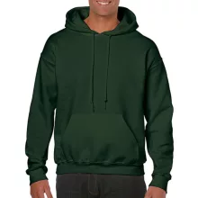 Uniszex Pulóver Kapucnis Hosszú ujjú Gildan Heavy Blend Hooded Sweat   Sötétzöld   urespolo.hu