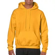 Uniszex Pulóver Kapucnis Hosszú ujjú Gildan Heavy Blend Hooded Sweat   Aranysárga   urespolo.h