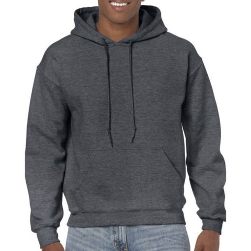 Uniszex Pulóver Kapucnis Hosszú ujjú Gildan Heavy Blend Hooded Sweat   Sötét csokoládébarna