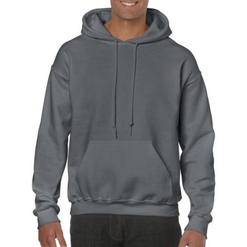 Uniszex Pulóver Kapucnis Hosszú ujjú Gildan Heavy Blend Hooded Sweat   Sötét csokoládébarna