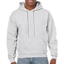 Uniszex Pulóver Kapucnis Hosszú ujjú Gildan Heavy Blend Hooded Sweat   Hamuszürke   urespolo.h