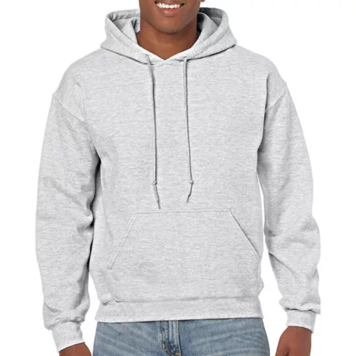 Uniszex Pulóver Kapucnis Hosszú ujjú Gildan Heavy Blend Hooded Sweat   Hamuszürke   urespolo.h