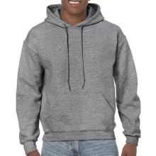 Uniszex Pulóver Kapucnis Hosszú ujjú Gildan Heavy Blend Hooded Sweat   Hamuszürke   urespolo.h