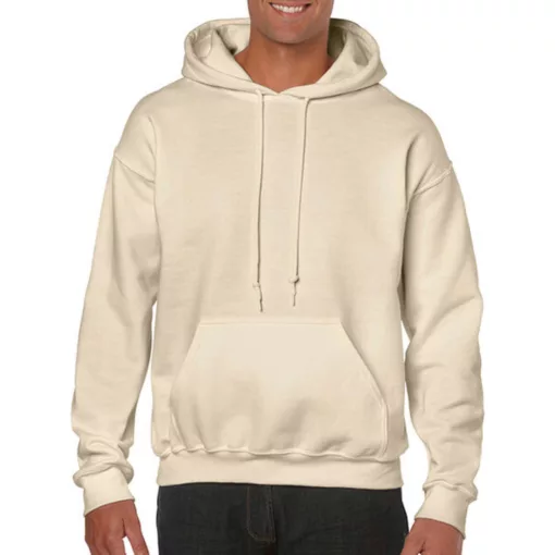 Uniszex Pulóver Kapucnis Hosszú ujjú Gildan Heavy Blend Hooded Sweat   Homokbarna   urespolo.h