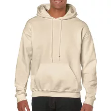 Uniszex Pulóver Kapucnis Hosszú ujjú Gildan Heavy Blend Hooded Sweat   Homokbarna   urespolo.h
