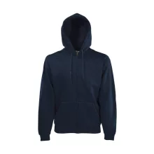 Férfi Pulóver Kapucnis Hosszú ujjú Fruit of the Loom Classic Hooded Sweat Jacket   Világos graf