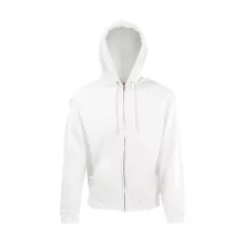 Férfi Pulóver Kapucnis Hosszú ujjú Fruit of the Loom Classic Hooded Sweat Jacket   Mély sötétké