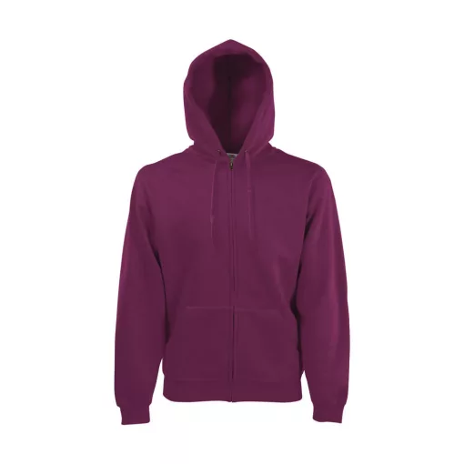 Férfi Pulóver Kapucnis Hosszú ujjú Fruit of the Loom Classic Hooded Sweat Jacket   Király kék