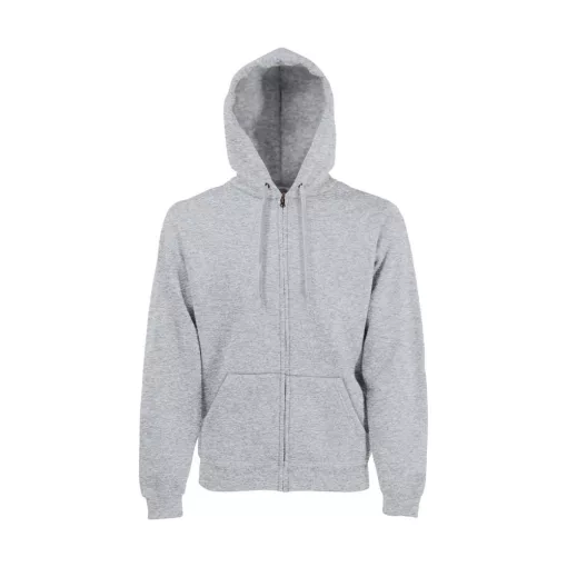 Férfi Pulóver Kapucnis Hosszú ujjú Fruit of the Loom Classic Hooded Sweat Jacket   Király kék