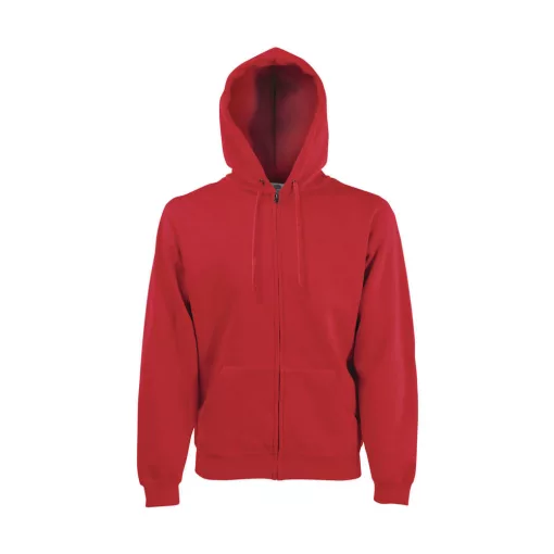 Férfi Pulóver Kapucnis Hosszú ujjú Fruit of the Loom Classic Hooded Sweat Jacket   Azur kék   u