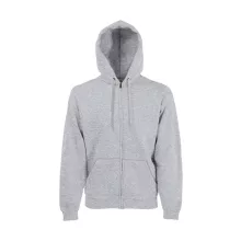Férfi Pulóver Kapucnis Hosszú ujjú Fruit of the Loom Classic Hooded Sweat Jacket   Piros   ures