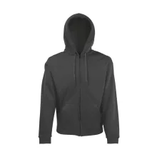 Férfi Pulóver Kapucnis Hosszú ujjú Fruit of the Loom Classic Hooded Sweat Jacket   Piros   ures