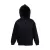 Gyerek Pulóver Kapucnis Hosszú ujjú Fruit of the Loom Premium Kids Hooded Sweat Jacket   Fekete