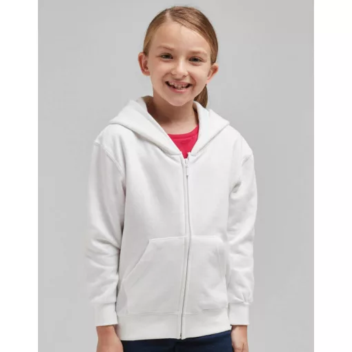 Gyerek kapucnis hosszú ujjú pulóver SG Kids' Zip Hood 104 (3-4/S), Fekete