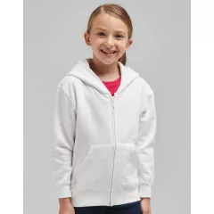 Gyerek kapucnis hosszú ujjú pulóver SG Kids' Zip Hood 152 (11-12/2XL), Fekete