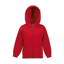 Gyerek Pulóver Kapucnis Hosszú ujjú Fruit of the Loom Classic Hooded Sweat Jacket Kids   Fekete